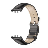 Mijobs Dual-sided Genuine Leather Watch Band